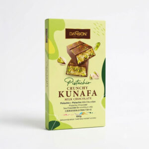 DANSON Crunchy Kunafa Pistachio Milk Chocolate Bar (100g)